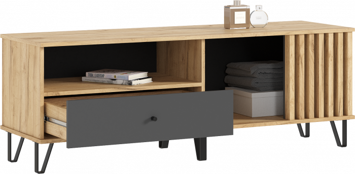 Роджинамиф Тумба ТВ 1500, Дуб крафт/Графит