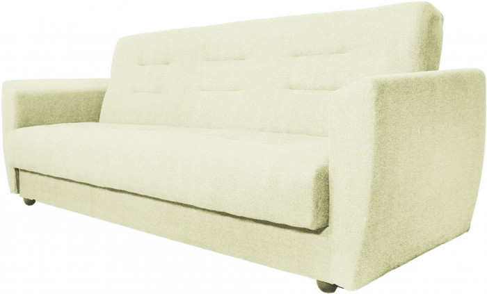 Раскладной диван-кровать, прямой, книжка, цвет бежевый, Лира 120х190