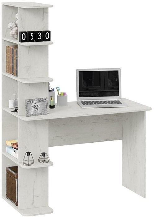 Стол письменный тип 4 (Дуб Крафт Белый)