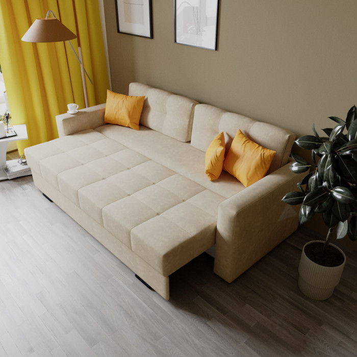 Диван раскладной Брэй бежевый