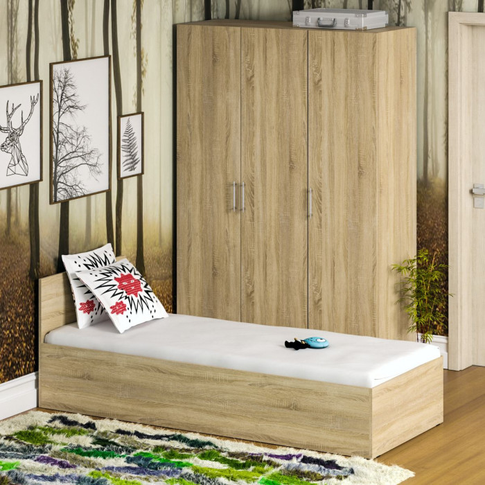 Спальня Стандарт 1-0800, дуб сонома