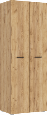 Нэнси NEW Шкаф 2-х ств. 800 ЛДСП, Дуб Крафт/Дуб Крафт