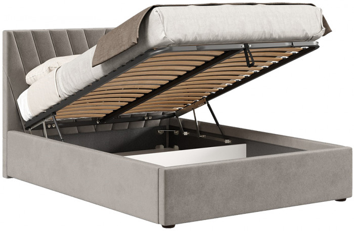 Кровать с подъёмным механизмом 1800 Палермо, пепел 112