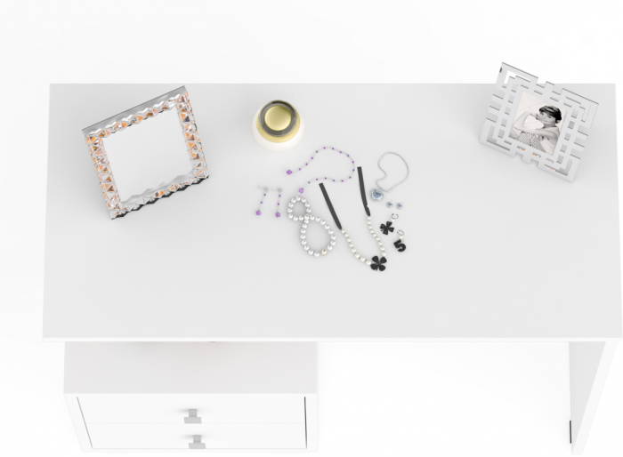 Камелия Стол косметический, белый