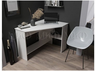 Компьютерный стол №7 (Белый)