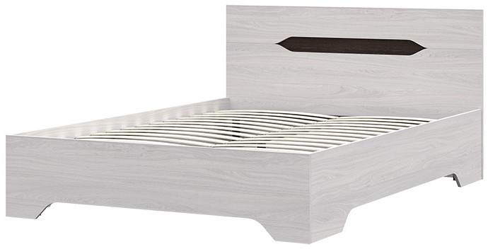 ВАЛЕНСИЯ КР 011 кровать (1,44х0,85х2,06) с ортопед.осн. дуб анкор