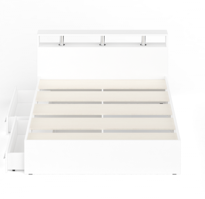 Камелия Кровать с ящиками 1600, белый