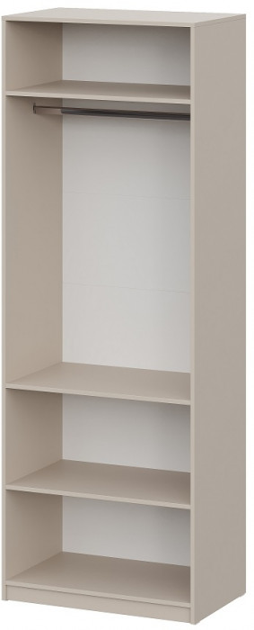 Шкаф распашной с наполнением (3 полки + штанга) ШК 5 (800), Графит