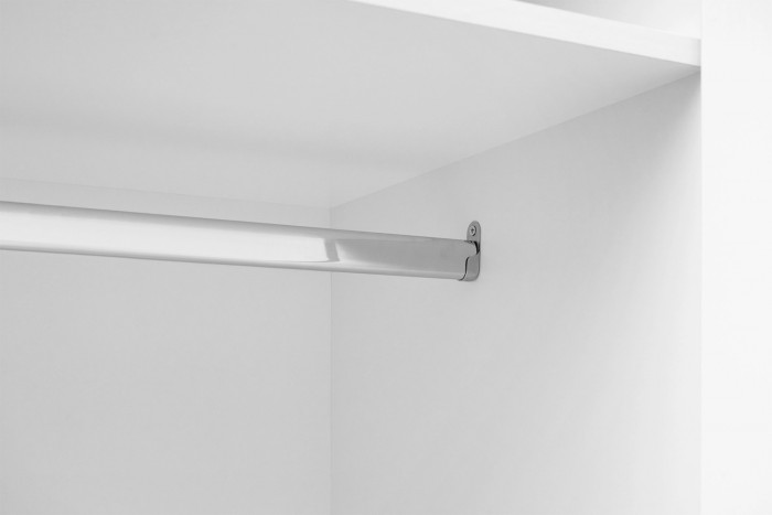 Шкаф распашной с наполнением (5 полок) ШК 5 (800), Белый