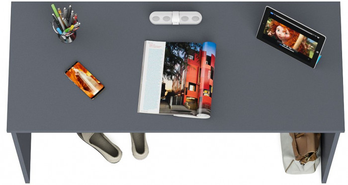 Мори письменный стол МСП1200.1, графит