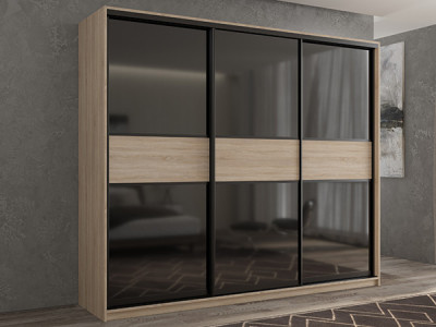 Шкаф-купе Кааппи 12 Сонома Светлый 210х60х230 см