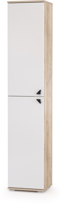 КР100 Бостон № 32, цвет дуб эндгрейн элегантный/фасады МДФ милк рикамо софт, 13.154+13.155+12.69+10.51+13.156, ШхГхВ 269,2х57,2х194,4 см., ун. сборка