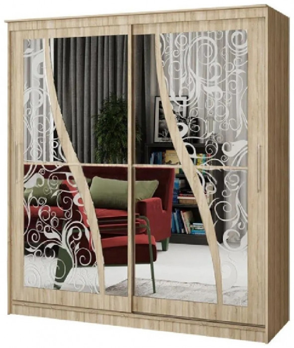 Шкаф-купе Элегант 2 2000 (Венге)