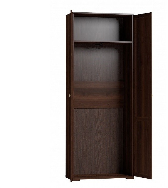 Шкаф двухдверный для одежды Шерлоск 11, орех