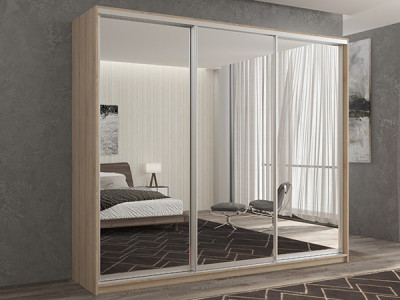 Шкаф-купе Кааппи 1 Сонома Светлый 180х60х230 см