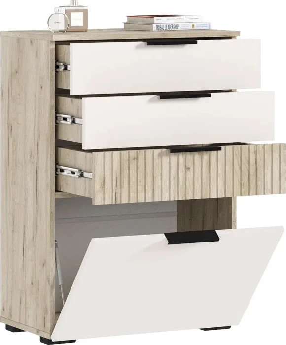 Модульная гостиная, Крафт серый/Кашемир