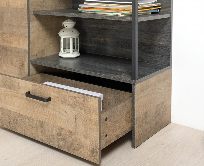 Трувор Прихожая 201, дуб гранж песочный/интра