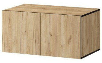 Антресоль Бастион ЛДСП 0,8 (Крафт золотой / Белый древесный)