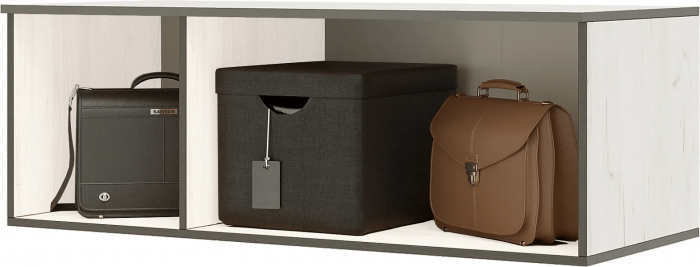 Норд Антресоль к шкафу (1200) (Дуб Крафт белый)