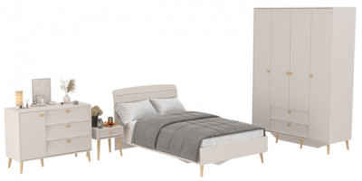 Афина Спальня 30-1200, кашемир серый