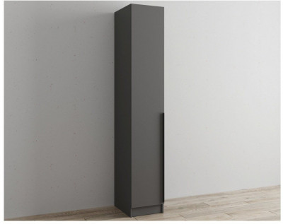 Шкаф Мадрид 400 графит серый