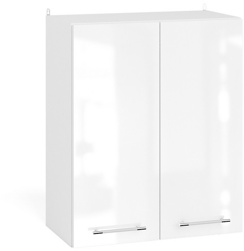 Кухня Мебель--24 ШВ600 Шкаф 60 см., корпус белый/фасад МДФ белый глянец