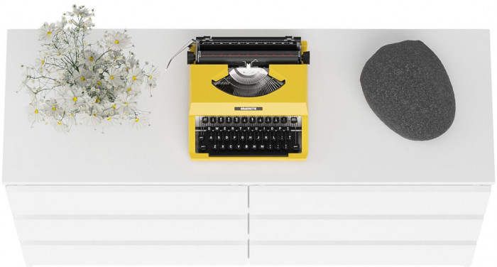 Мори Комод МК1200.6, цвет белый, ШхГхВ 120,4х41х73 см.