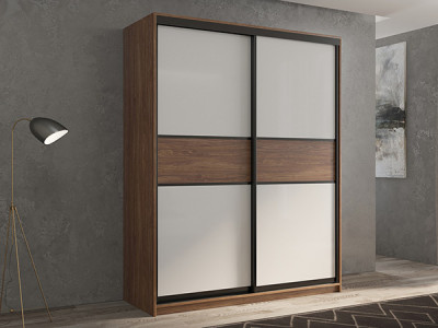 Шкаф-купе Кааппи 11 Морское Дерево Винтаж 120х60х230 см