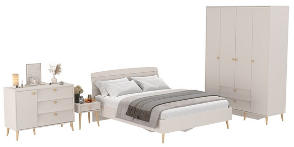 Афина Спальня 30-1600, кашемир серый