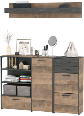 Трувор Прихожая 172, дуб гранж песочный/интра