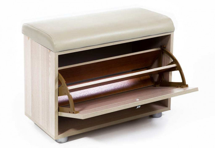 Обувница МС-1 ясень шимо светлый/101