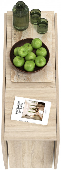 Стол-книжка раскладной 1-65М1дубсон, дуб сонома