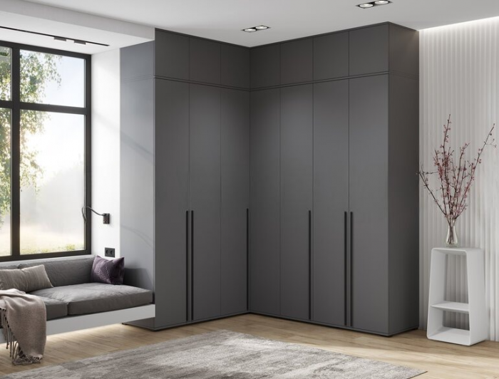 Норд Шкафы угловая композиция, Графит