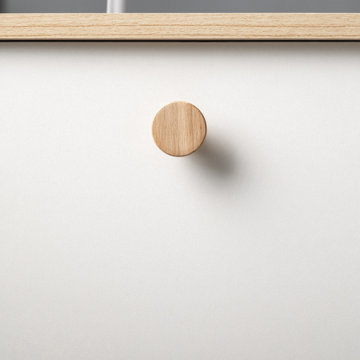 Джастин 12.154 Стол письменный, цвет белый шагрень/дуб белый эксклюзив, ШхГхВ 126,2х54,8х75,3 см., универсальная сборка