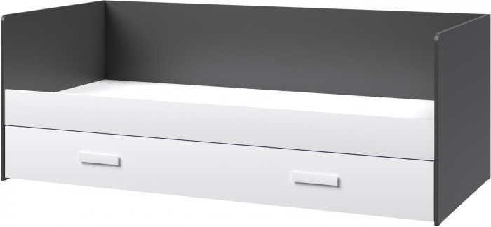 Кэнди Кровать ККР-1 графит/белый