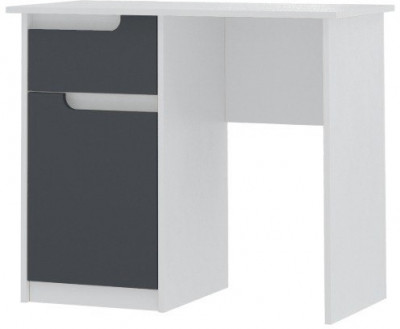 Стол косметический Гавана, Белый/Графит серый