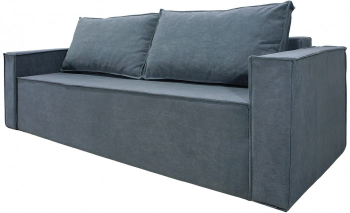 Диван-кровать раскладной еврокнижка Лофт Люкс 140 цвет серый
