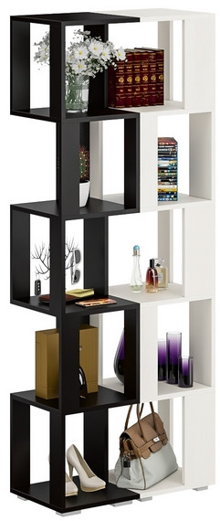 Стеллаж СВК 2 шт., цвет венге/дуб лоредо, ШхГхВ 70х35х179 см.(венге 1 шт. + дуб лоредо 1 шт.)