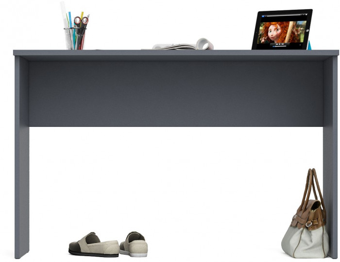 Мори Стол письменный МСП1200.1, цвет графит, ШхГхВ 120,4х50х76,6 см.