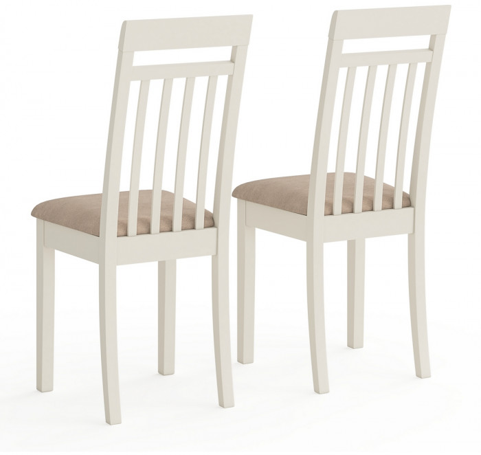 Два стула Мебель--24 Гольф-11 разборных, слоновая кость