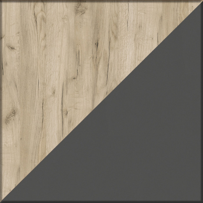 Трюмо 4-25916дкс/граф, дуб крафт серый/графит