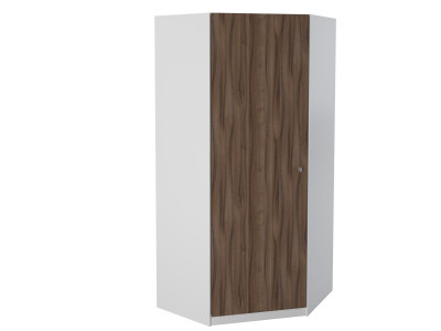 Шкаф угловой Белый/Орех