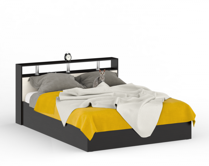 Камелия Кровать 1600, венге/дуб лоредо