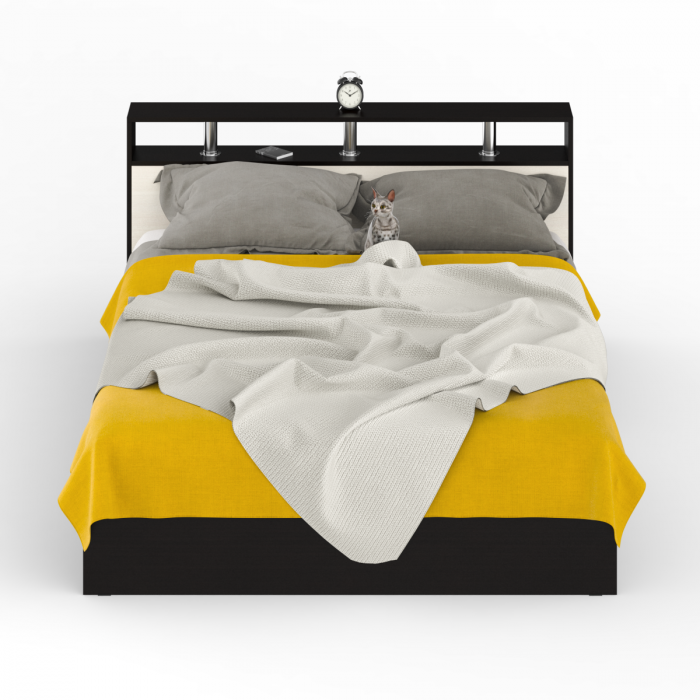 Камелия Кровать 1600, венге/дуб лоредо