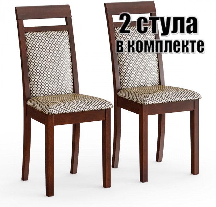 Два стула Мебель--24 Гольф-12 разборных, орех