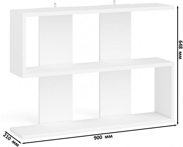 Мори Стол компьютерный МС-1 правый + Комод МК1200.10 + Полка 900, цвет белый, ШхГхВ 210,4х50х209,6 см., НЕ универсальная сборка