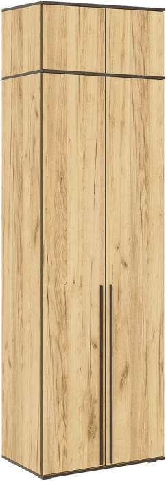 Норд Шкаф двухстворчатый 800 + Антресоль 800 Дуб Крафт