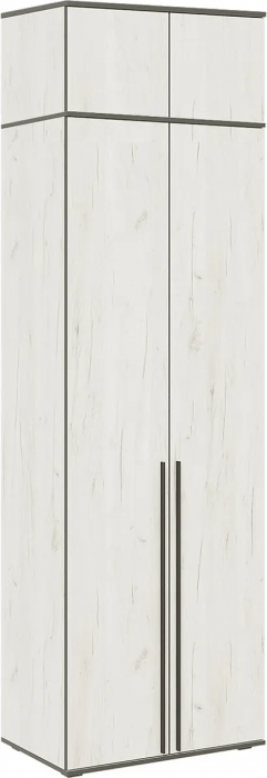 Норд Шкаф двухстворчатый 800 + Антресоль 800 Дуб Крафт