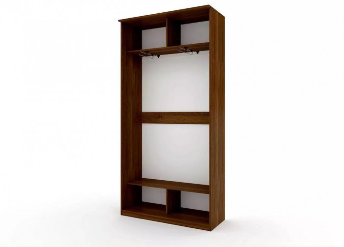 Шкаф купе Модерн 1190х450 2-х дверный зеркало венге