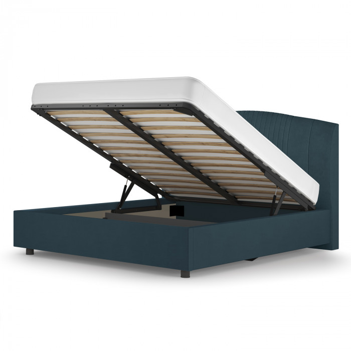 Кровать-12М с подъёмным основанием 1600 ментол